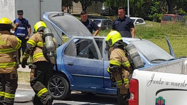 Explosión en barrio Procrear por un aerosol en un auto