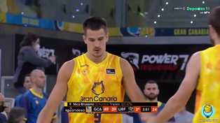 Nicolás Brussino la rompió en la victoria de Gran Canaria