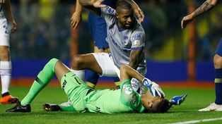 Esteban Andrada se fracturó el maxilar y estará dos meses al margen