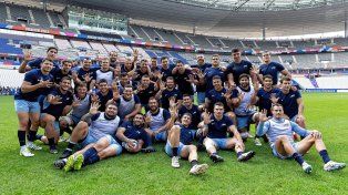 Los jugadores de Los Pumas quieren hacer historia en Francia.