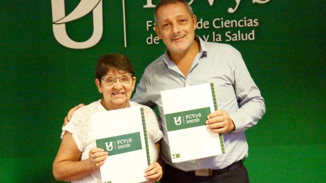 a presidenta del Centro de Jubilados