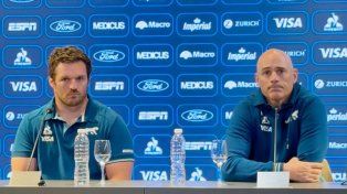 Felipe Contepomi y Julián Montoya brindaron una conferencia de prensa en Córdoba.