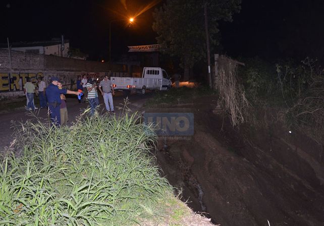 Nuevo desmoronamiento en el Parque Urquiza