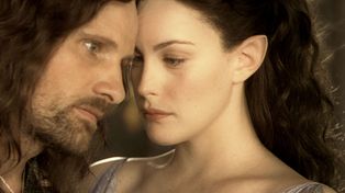 Viggo Mortensen y Liv Tyler en “Las dos torres”, la segunda película de la trilogía.&nbsp;