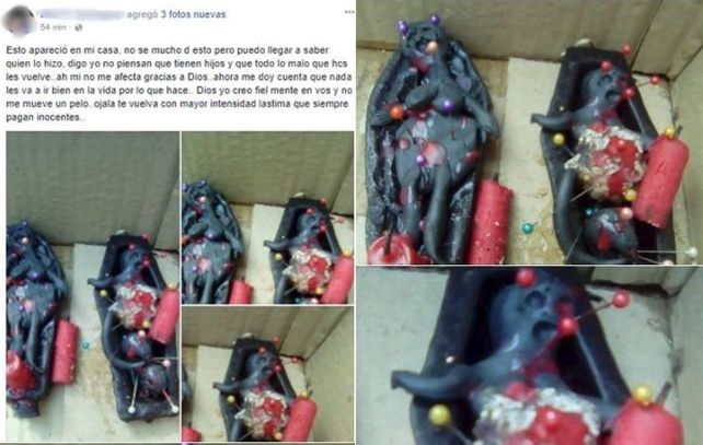 La imagen lo dice todo. La mujer de 38 años prefirió no hacer la denuncia tras el hallazgo.&nbsp;