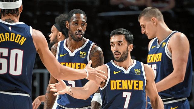 Denver sigue imparable en la NBA con Campazzo de titular
