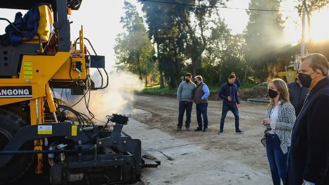 Las autoridades municipales recorrieron las obras en el&nbsp;sureste de Paran&aacute;.&nbsp;