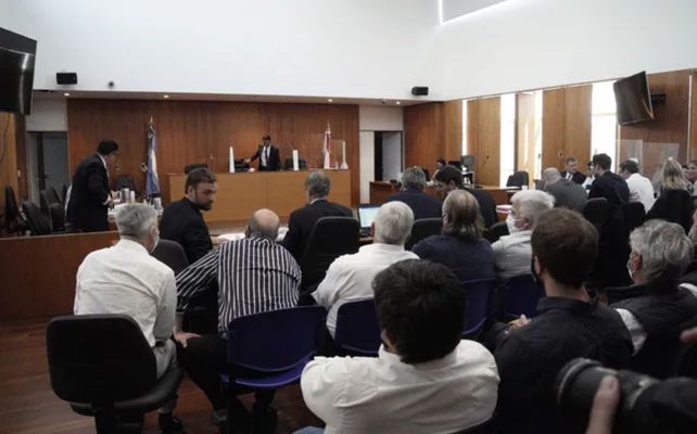 En la audiencia que se realiza en el Centro de Justicia Penal