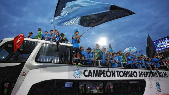 Belgrano festeja su primer título con una mega caravana por la circunvalación de Córdoba