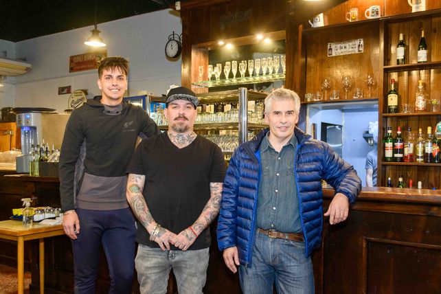 Facundo Rivera, Fernando Santarelli y Victor Viñes