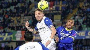 Gaich debutó en empate de Hellas Verona ante Lazio