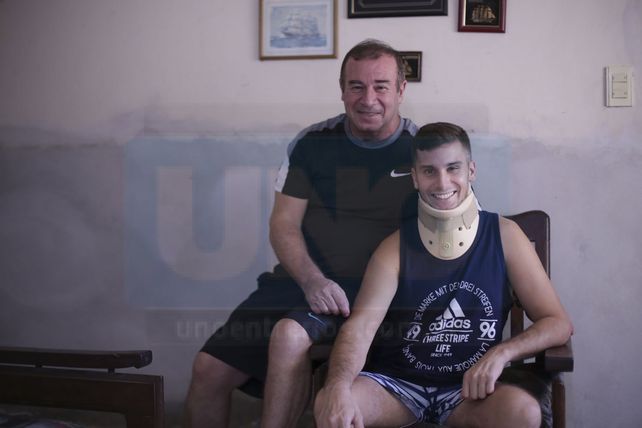 Apoyo incondicional. Nacho comenzó su etapa de rehabilitación