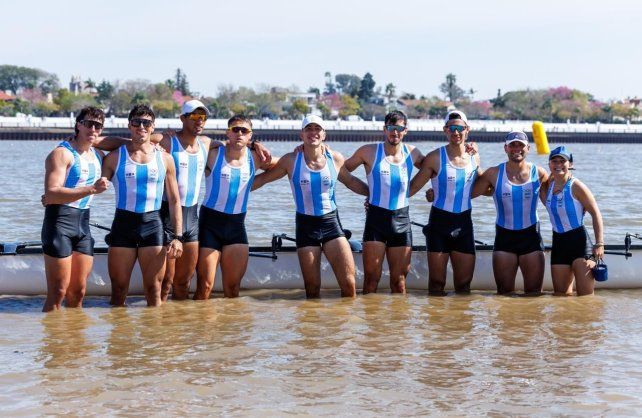El remo argentino en lo más alto y con la presencia entrerriana de Calderón.