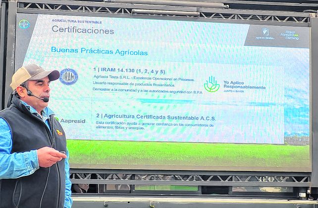 Pioneros. Agrícola Testa certificó buenas prácticas agrícolas y mide hace varios años la huella de carbono.&nbsp;
