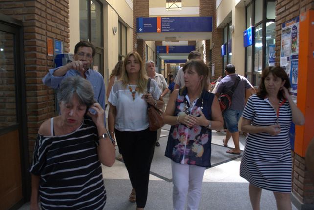De la recorrida participaron el coordinador del Nodo Santa Fe