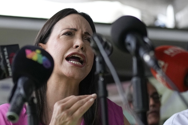 María Corina Machado lidera con holgura los sondeos para las primarias de octubre.&nbsp;