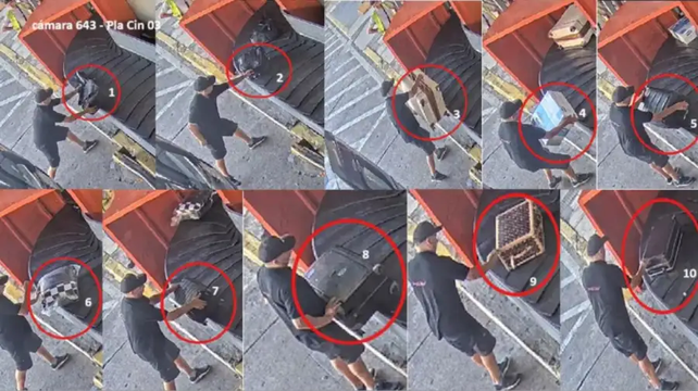 Las imágenes del avión de Leonardo Scatturice, el nuevo dueño de Fly Bondi, que habría ingresado al país con 10 valijas sin pasar por controles de Aduana