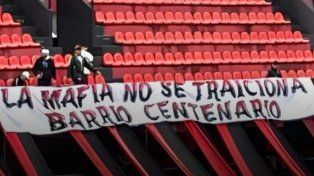 Tensión en Colón: pintadas