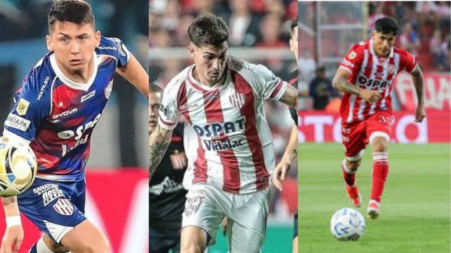 Los tres jugadores de Unión que estan en la mira: Fascendini, Del Blanco y Vargas