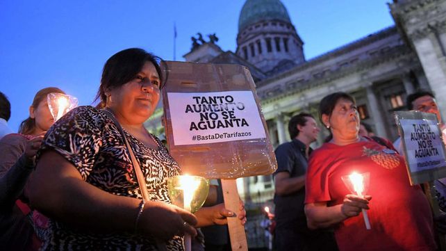 En el Congreso. Los reclamos por los valores de la energía se mantienen desde hace semanas.