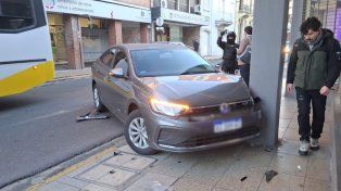 El accidente sucedió en la mañana de este lunes en la esquina de San Jerónimo y Eva Perón&nbsp;