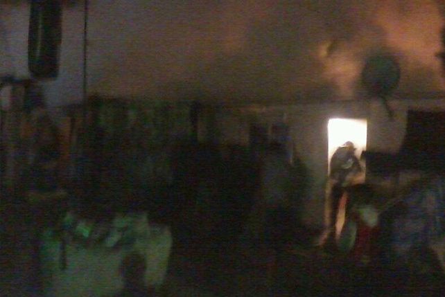 El lugar en donde ocurrió el crimen/ gentileza FM PowerMax Recreo.