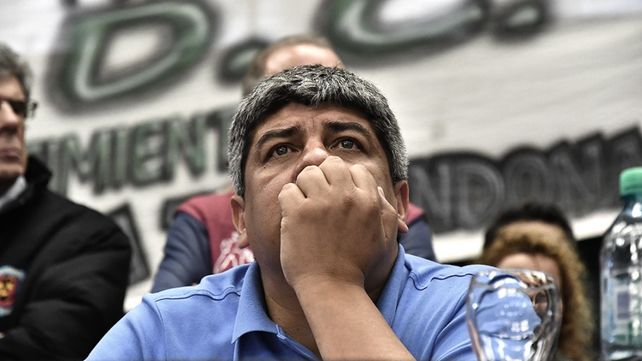 El secretario general del gremio de Camioneros.