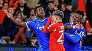 La UEFA investiga el incidente entre Vinícius y Prestianni.