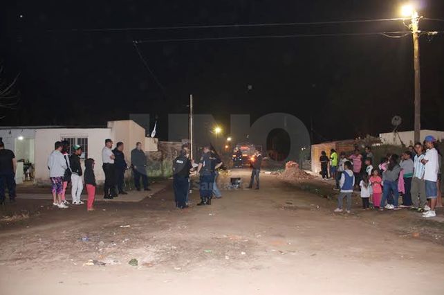 El lugar en donde ocurrió el crimen.