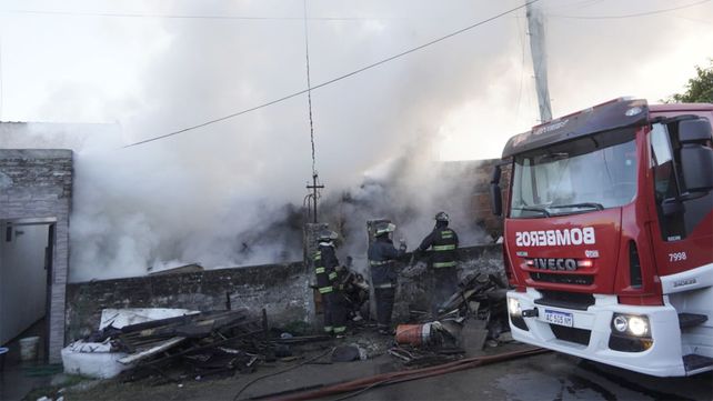 El incendio en la casa de Asunción al 5400