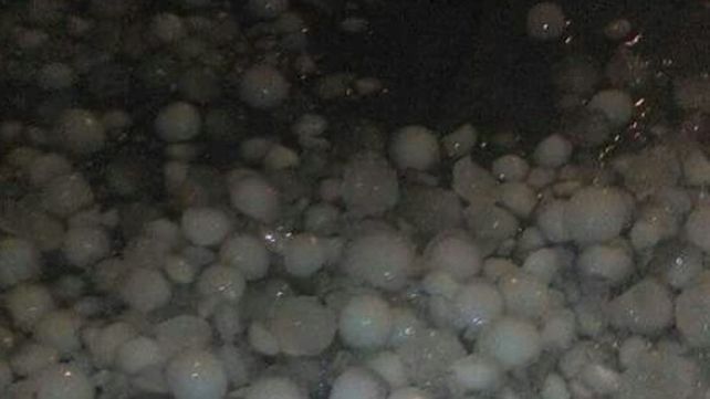 Una intensa tormenta con granizo azotó a Misiones