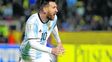 Gritalo, Leo. El rosarino marcó tres goles en una noche mágica ante Ecuador en la altura de Quito.