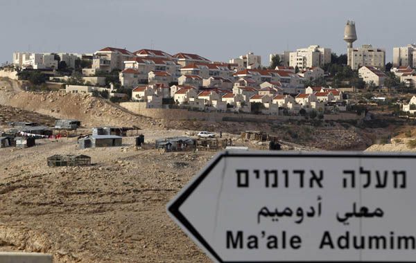 La colonia israelí de Maale Adumin en las afueras de Jerusalén. Israel reaccionó al reconocimiento de Palestina por la ONU con una autorización para construir 3.000 nuevas viviendas en Jerusalén.