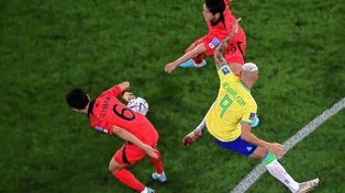 Brasil le gana 4 a 1 a Corea del Sur, en el encuentro correspondiente a los octavos de final de Qatar 2022.