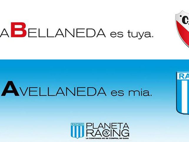 Los nuevos afiches tras el descenso de Independiente de Avellaneda