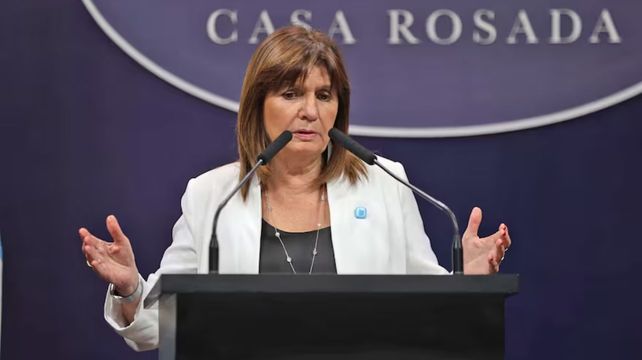 La ministra de Seguridad