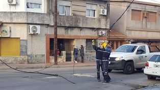 Bomberos trabajaron en un principio de incendio por desperfectos eléctricos