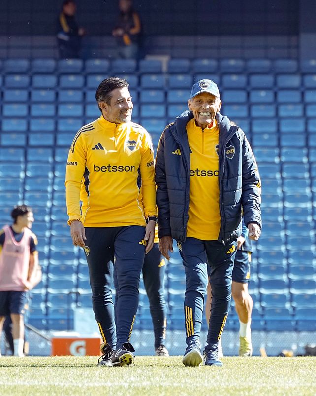 Russo se reincorporó a los entrenamientos de Boca recién esta semana. Volvió al lugar donde mejor se siente.