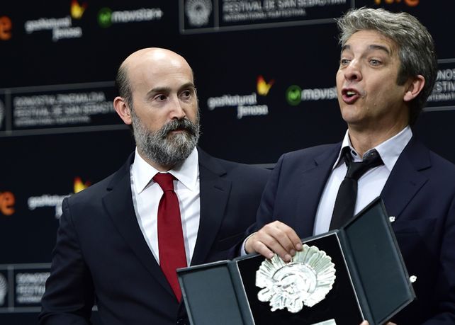 Galardón. Javier Cámara y Ricardo Darín