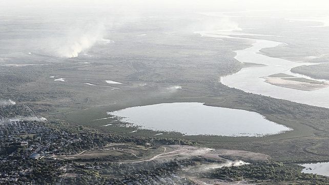 Incendios: Necesitamos una inundación del río Paraná