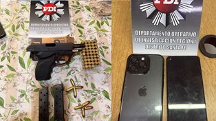 Santa Fe: PDI detuvo a una mujer por tenencia indebida de arma de fuego de uso civil y encubrimiento de otros delitos