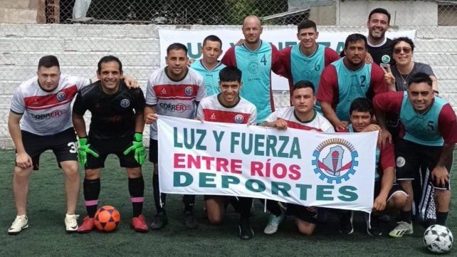 El sindicato de Luz y Fuerza realizó un encuentro deportivo en Villaguay