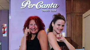 Organizadoras. Patricia “Roja” Mateos y Soledad Cantarini son las coordinadoras locales del festival junto con Andrea Fernández Acerbi, de Venado Tuerto.