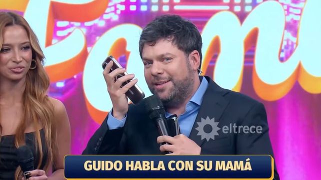 Guido Kaczka llamó en vivo a su madre y protagonizaron un emotivo momento