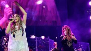 El éxito de La Tonta reunió a la Princesita Karina y Jimena Barón que la rompieron en el Luna Park