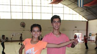 El seleccionado de patín posó la mirada sobre dos patinadores de Alto Verde