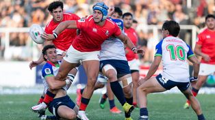 En el arranque. Dogos XV, una de las dos franquicias argentinas en el torneo, comenzó su derrotero con una victoria de local. La cancha del Tala tuvo un marco imponente.