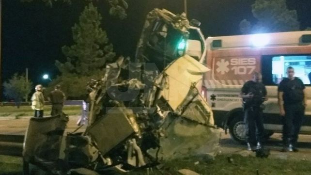 Impresionante choque en la ruta 168: destrozó la camioneta y ya fue dado de alta