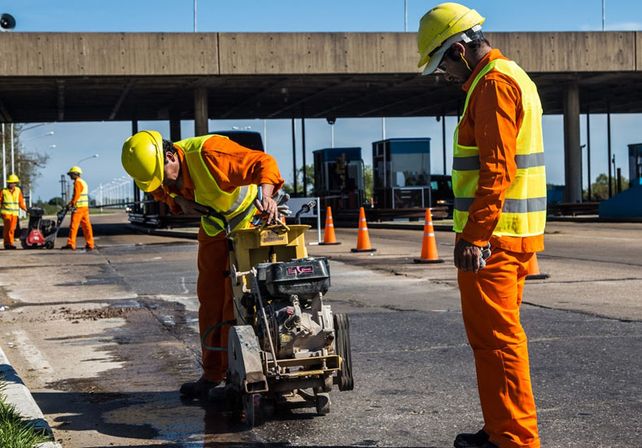 Comenzaron los trabajos de reparación de los accesos al Túnel Subfluvial