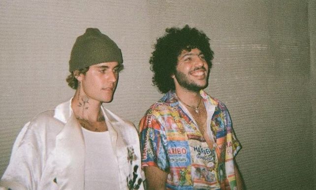 Benny Blanco, futuro esposo de Selena Gómez, junto a Justin Bieber, ex novio de la cantante